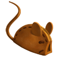 Leather Mouse Toy