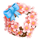 Okame Blossom Wreath